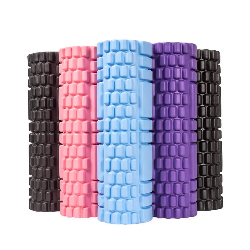 EVA foam roller in multiple colours and sizes for fitness and running recovery
