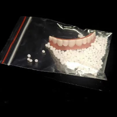 Silicone denture tooth socket teaching model with upper and lower teeth in colour box packaging