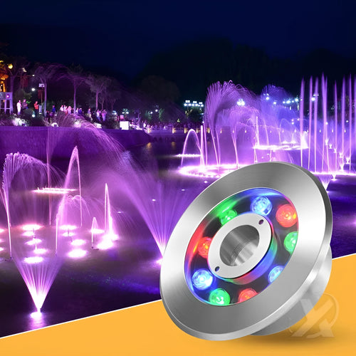 Aluminium alloy waterproof garden lamp for outdoor courtyard and square lighting with RGB and white light options