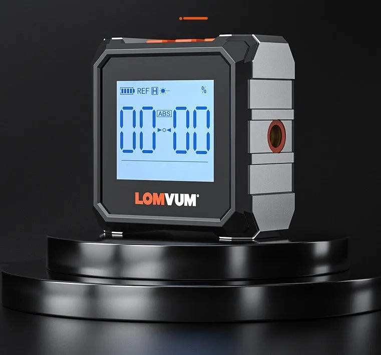Digital laser infrared woodworking steel tape measure tool with alloy casing and display