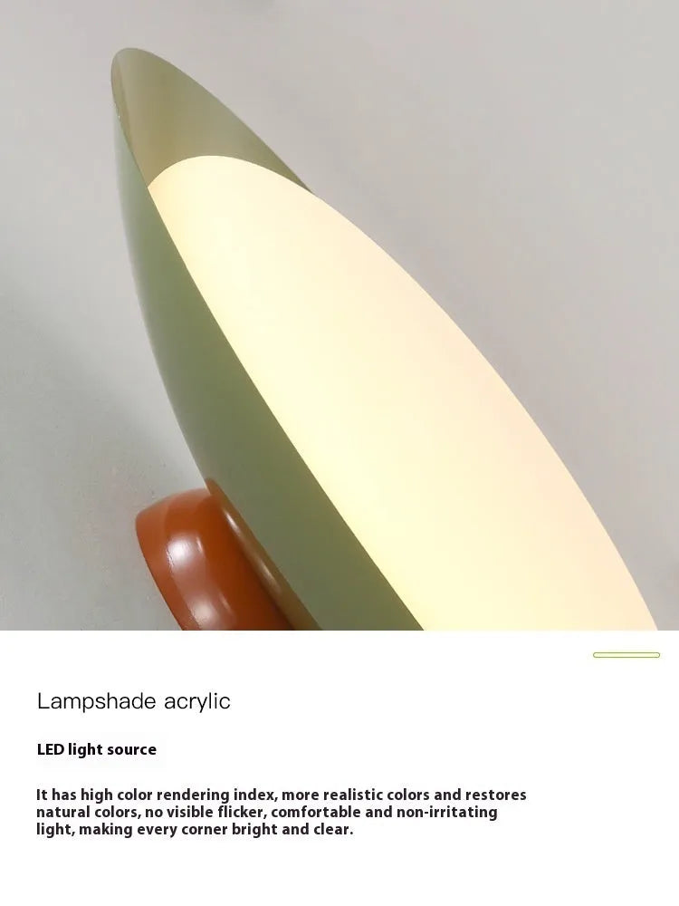 Modern minimalist flying saucer ceiling lamp in cream style with iron shade and three-colour lighting