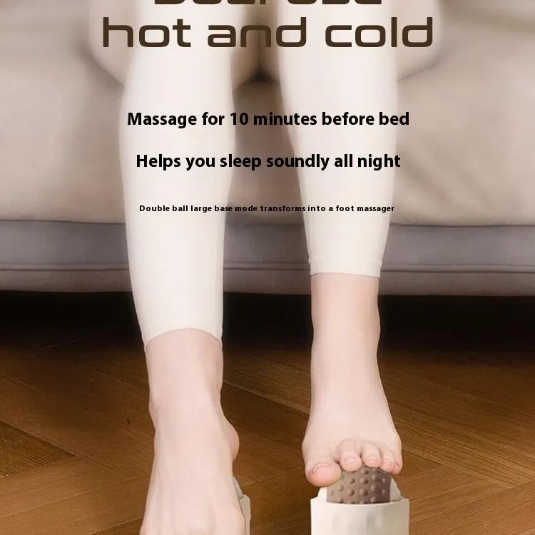 Caramel mocha massage ball set for hot and cold muscle therapy