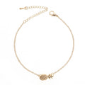 Women's alloy bracelet with a pineapple charm in B178 gold or silver colour from the XINGX series.