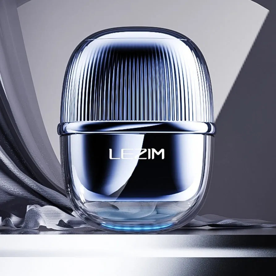Skin rejuvenation lifting facial firming device in black with Type-C charging port and IPX6 waterproof body