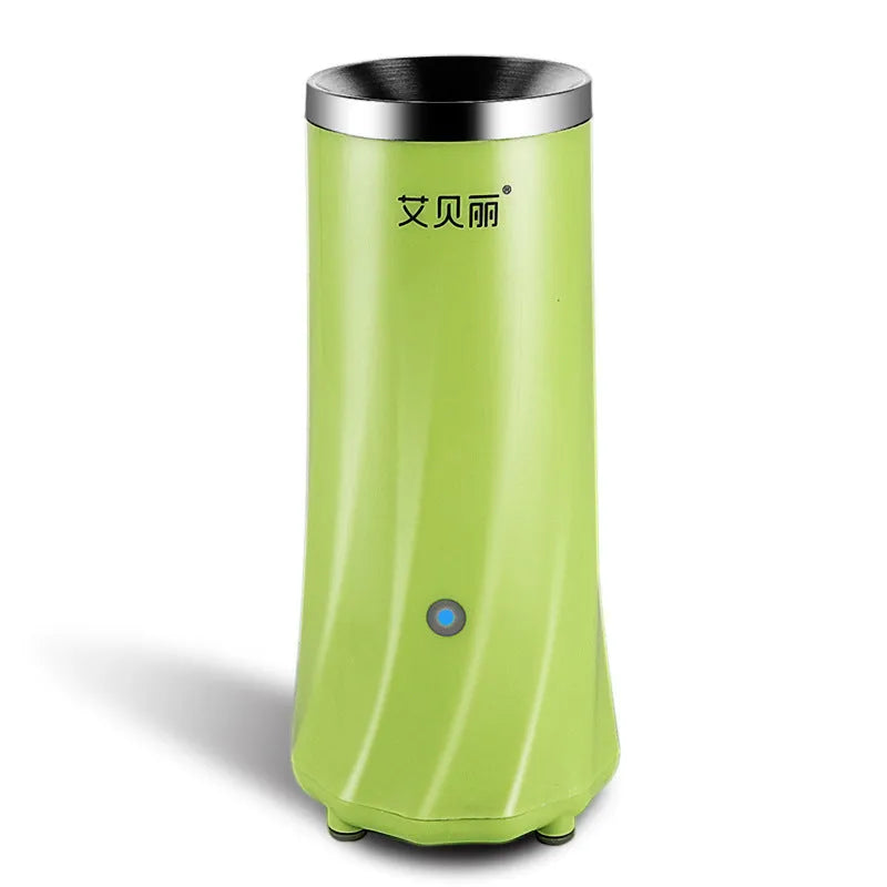 Beige mini breakfast machine with compact design for automatic morning meal preparation