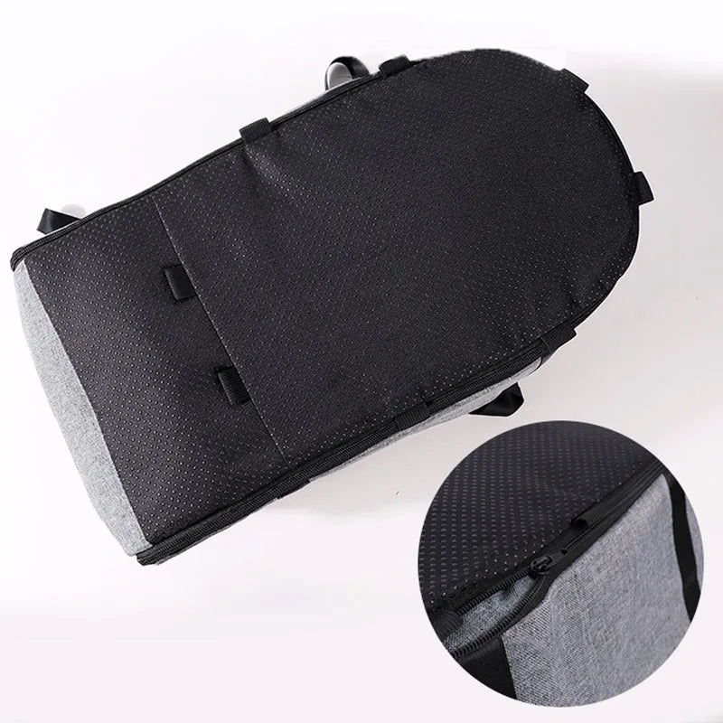 Outdoor cloth dog kennel for four seasons use in blue colour with detachable design