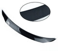 Mazda 3 Axela Exela bright black tail trim spoiler with large fixed wind surround blade design