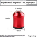 Alloy magnetic bit holder tool for hexagonal screwdriver bits with electric drill chuck