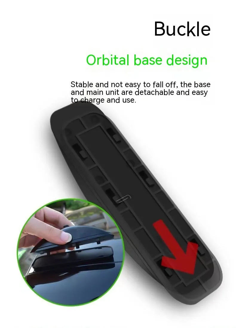 Vehicle-mounted remote pilot laser lamp with USB cable and remote control