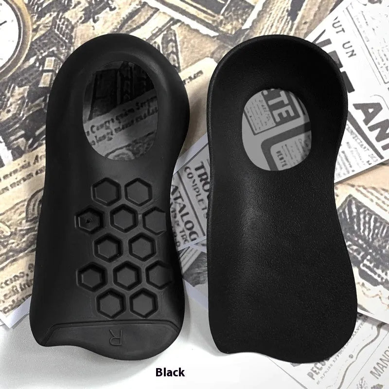 TPR arch support insole with varus correction in white, black and skin colour options