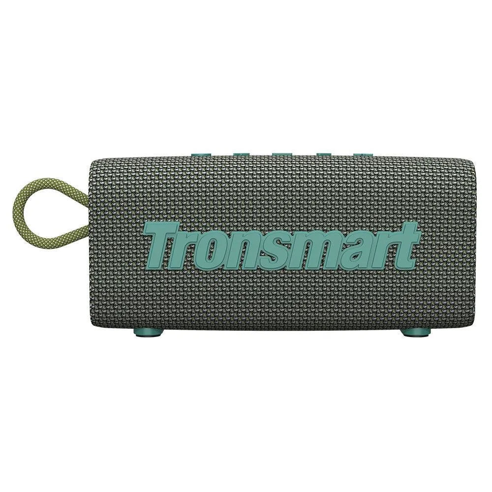 Portable waterproof Bluetooth speaker in black, blue, red, grey, camouflage, or orange finish