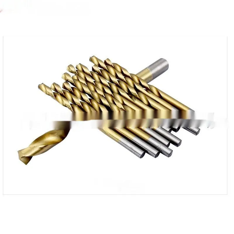 50 piece twist drill set 1-3mm high speed steel titanium plated woodworking opening tool