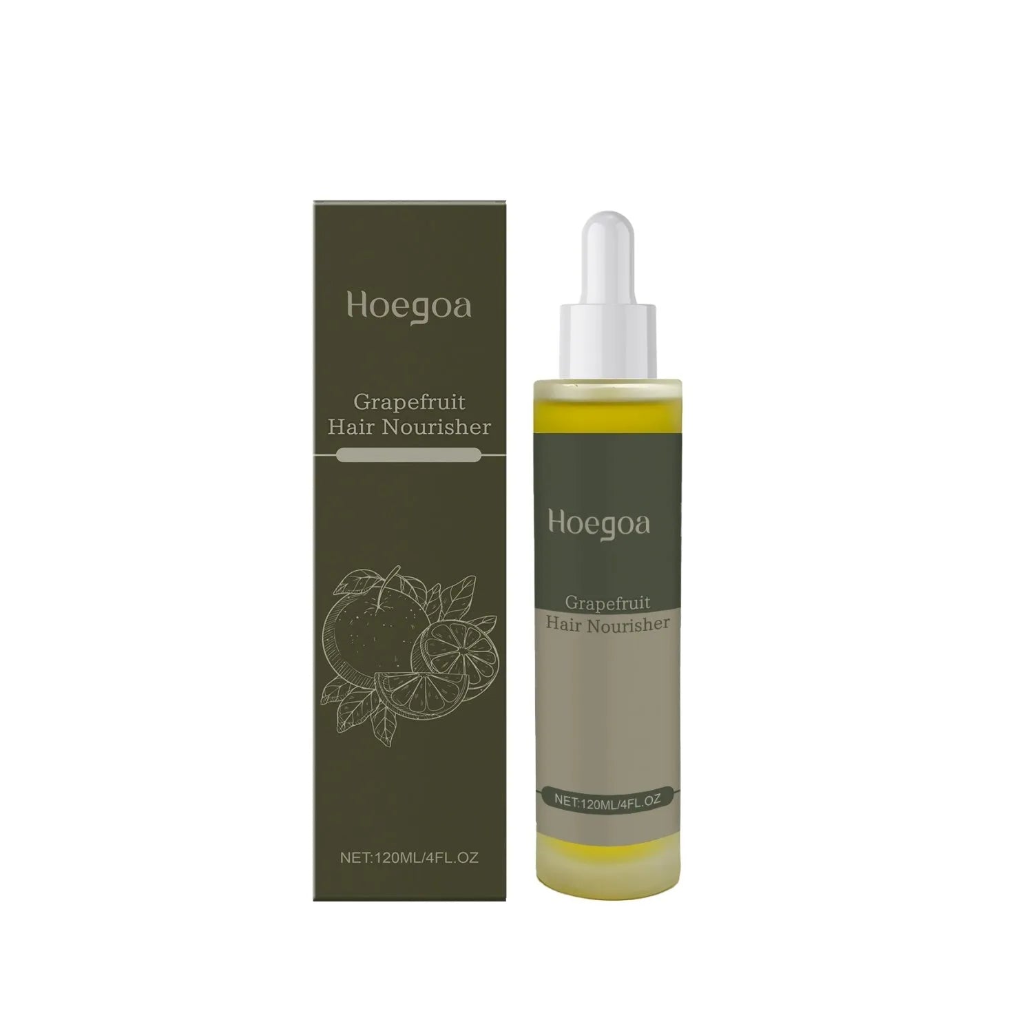 120ml bottle of grapefruit hair conditioner with natural oils for damaged hair treatment