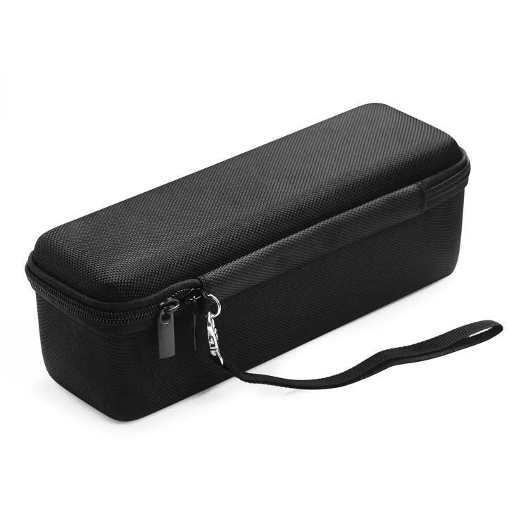 Black high grade nylon protective bag for Huawei Sound Joy with hand rope and mesh pocket