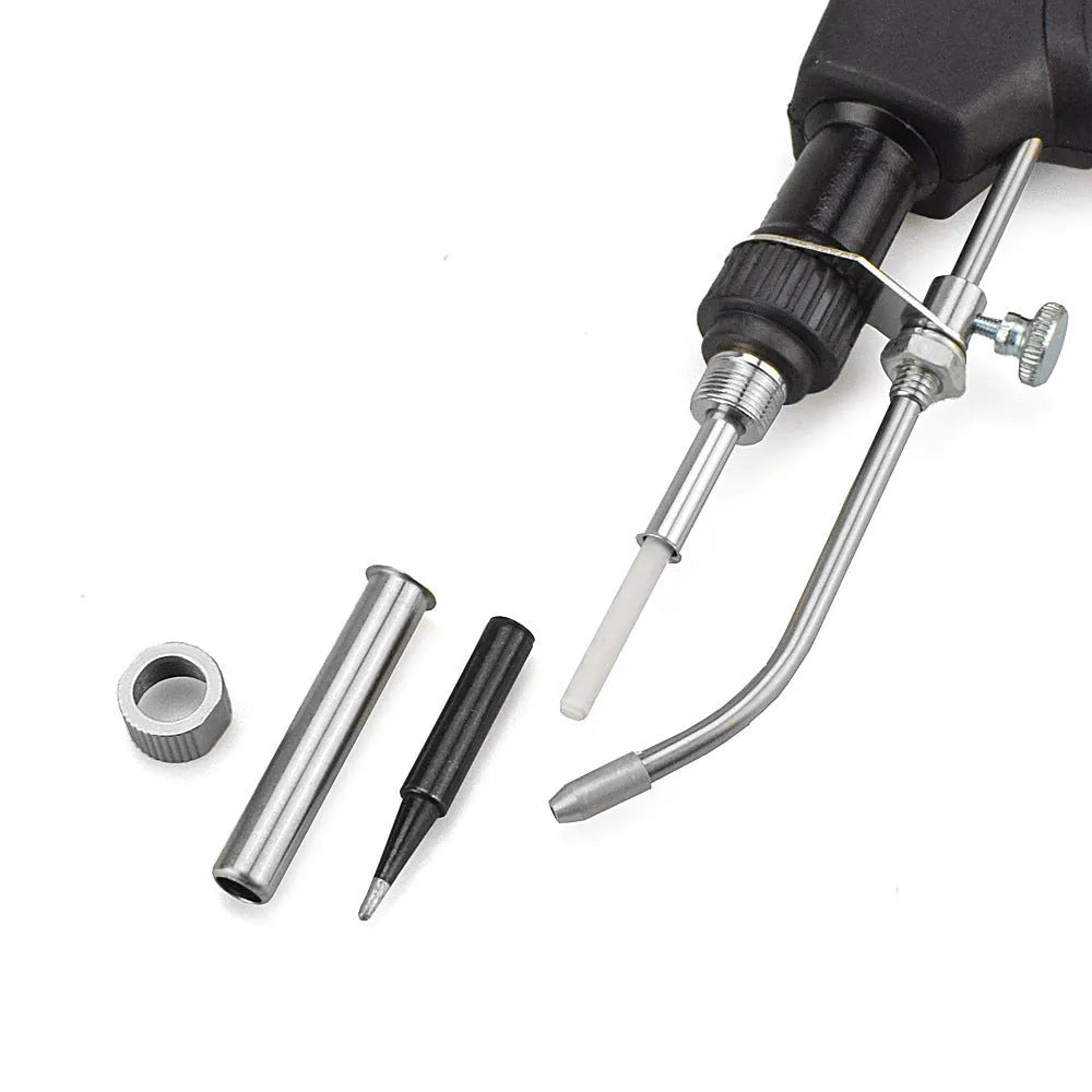 60W manual soldering iron with alloy tip, ABS handle, and adjustable temperature control