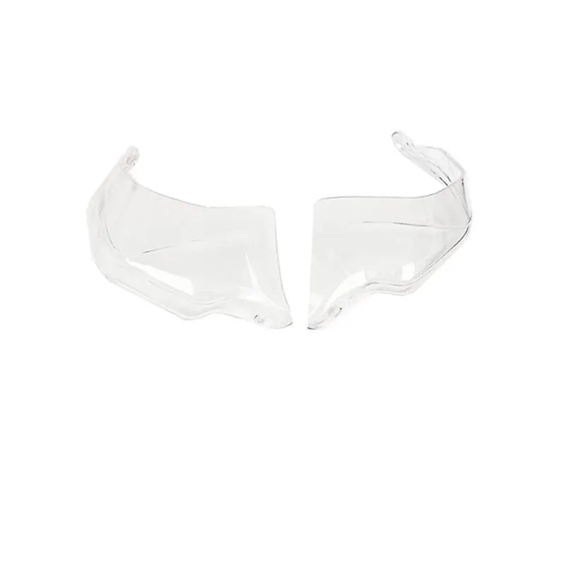 ADV handlebar heightening piece and hand guard set for BMW in plastic, brown, grey, and transparent options