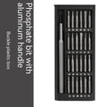 24-in-1 precision magnetic screwdriver set with aluminium handle and chrome vanadium steel bits