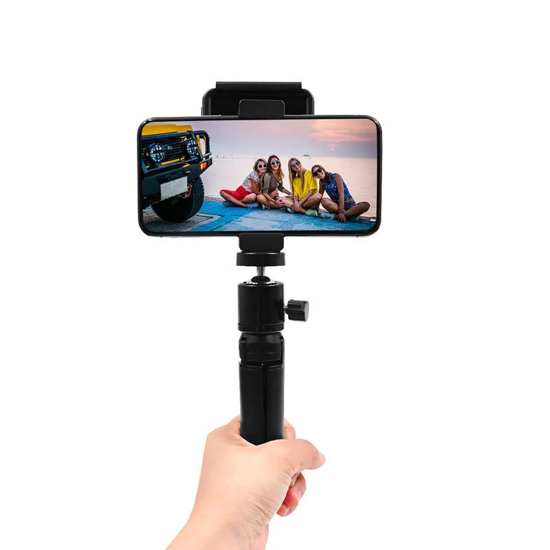 Aluminium alloy handheld bracket for mounting Apple iPhone on table top tripod