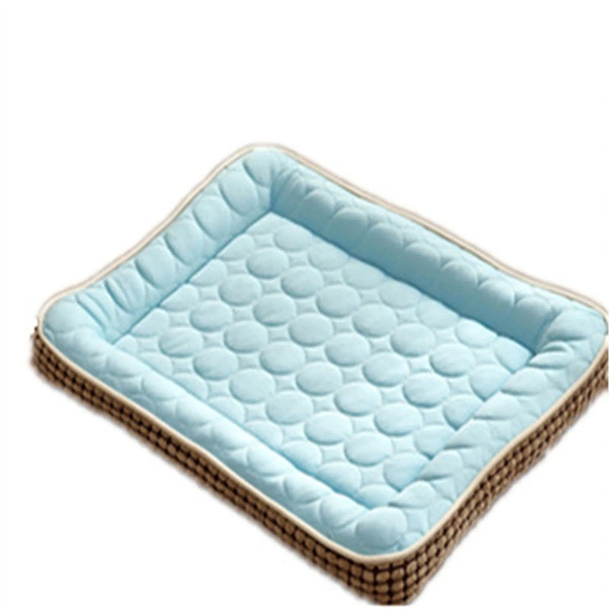 Cloth pet mat in blue or pink, spring cool corn kernel seat cushion, five sizes from 31x41cm to 61x81cm
