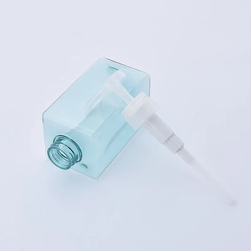 Plastic replacement bottle for lotion hand sanitiser shampoo in multiple sizes and colours