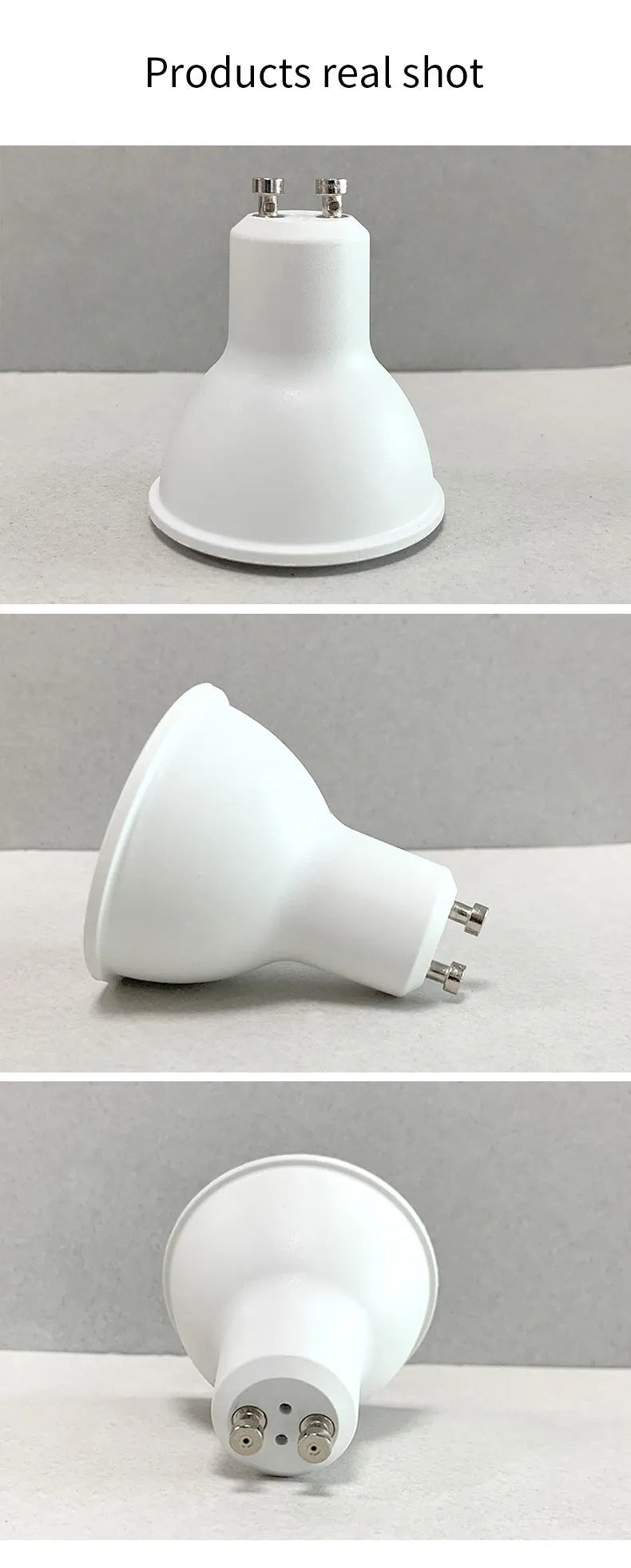 5W GU10 smart LED spotlight with RGBCCT colour changing and WiFi voice control in compact design
