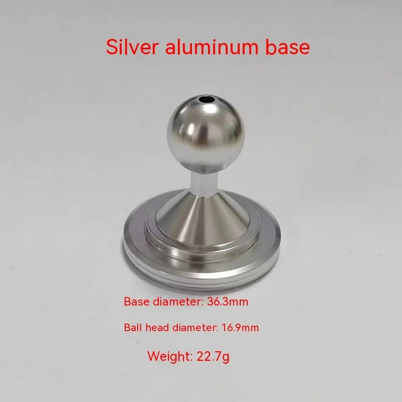 Aluminium alloy universal dashboard base plate for gauge mounting in silver or black colour