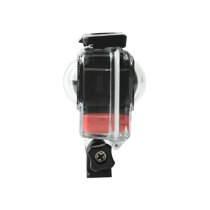 Transparent Insta360 One RS Panoramic waterproof housing case for underwater photography