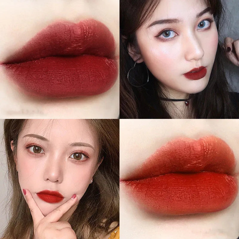 Soft mist velvet lipstick set five colours with squalane moisturising formula