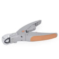 ABS plastic dog nail clipper with LED light and red imitation blood line safety indicator