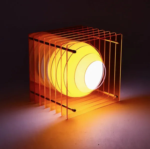 DIY acrylic moon light lamp with remote control, 16 colour options, rechargeable, LED ambience light