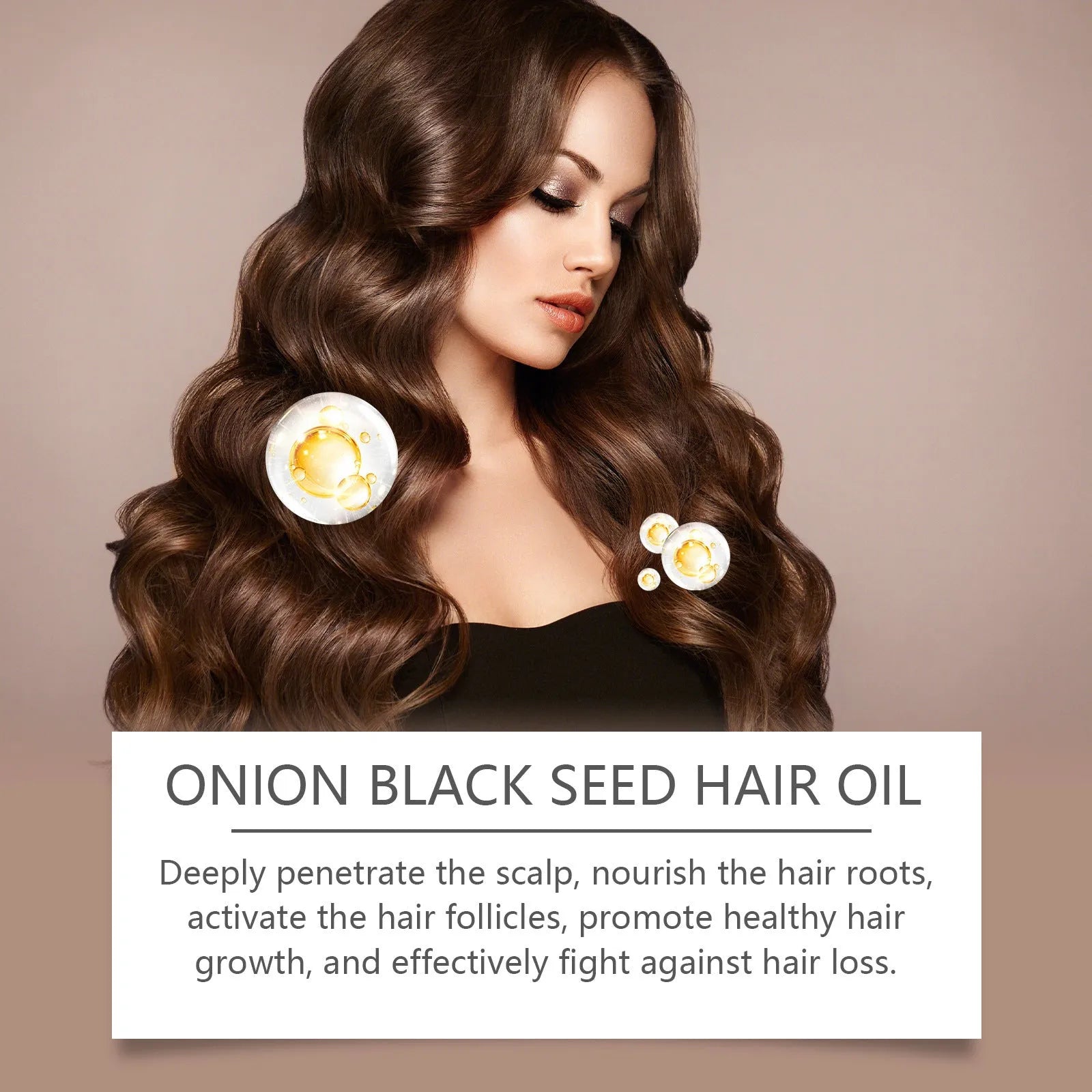 100ml hair care essential oil bottle with accessories for nourishing dry hair treatment