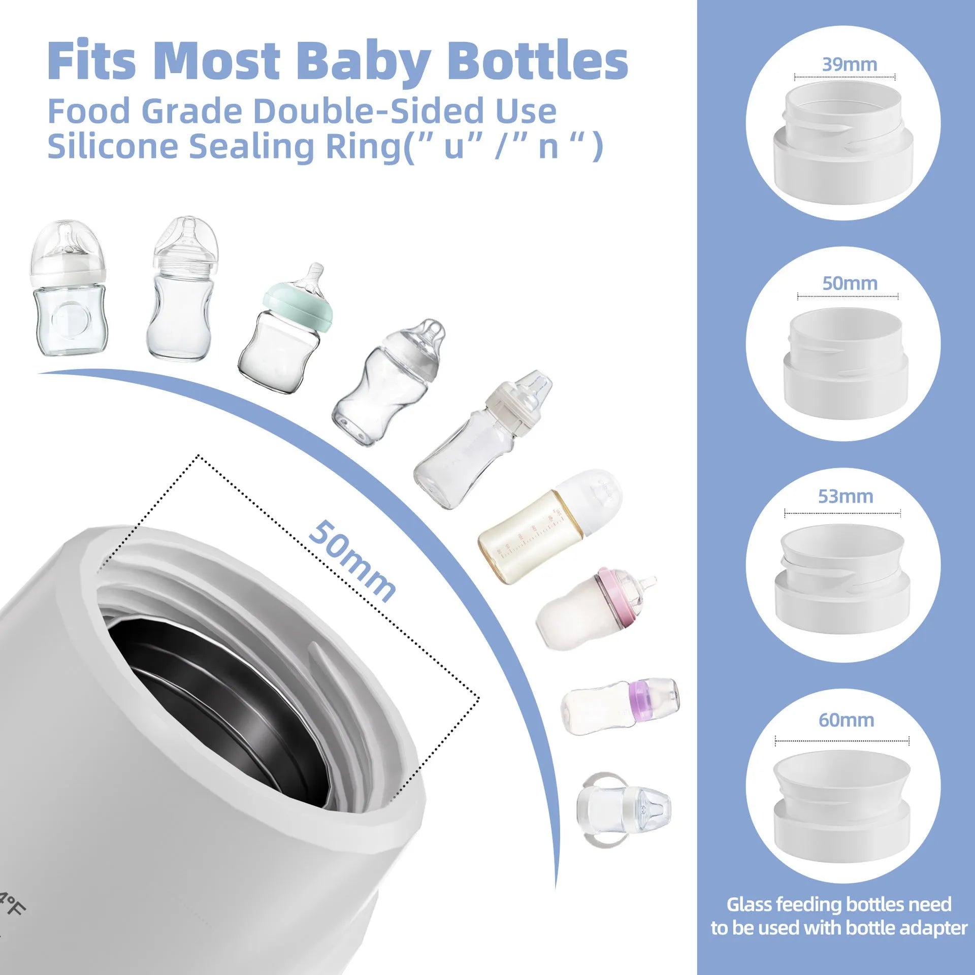 White polypropylene milk modulator with intelligent power storage design for wireless milk heating