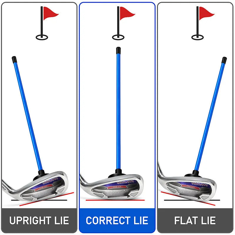 Red aluminium alloy magnetic golf alignment trainer with baseball bar for swing practice