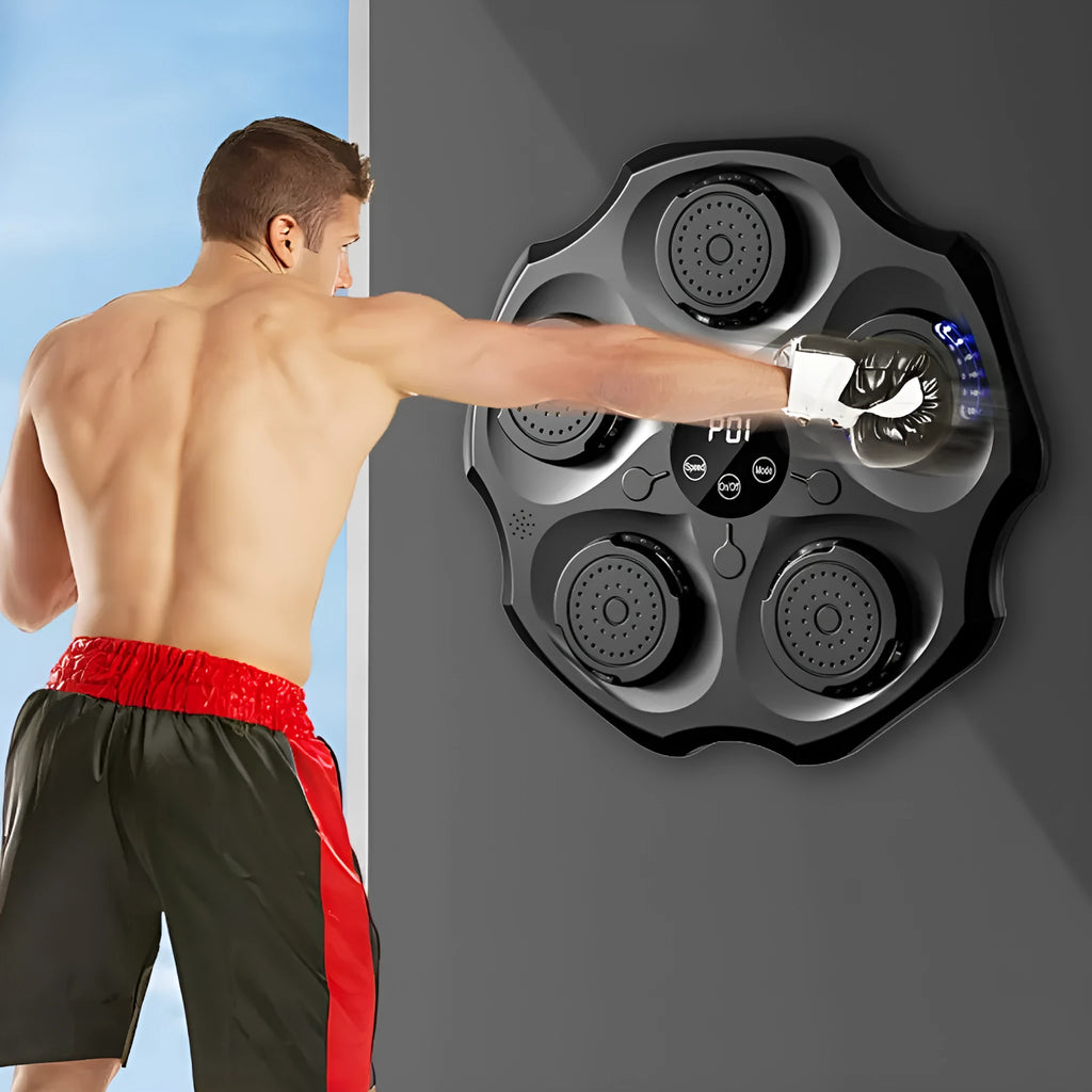 Bluetooth music boxing wall target with hanging design and intelligent rhythm recognition