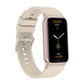Smart bracelet with dynamic heart rate monitoring, blood oxygen, and sleep tracking – black colour with silicone strap