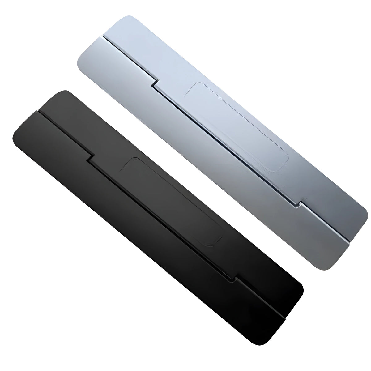Folding plastic notebook cooling bracket 23 x 60.4 cm in black, grey or silver