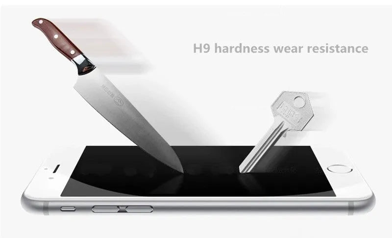 Tempered glass screen protector film with 0.26mm thickness for mobile phones