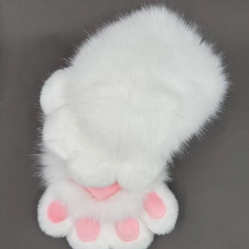 Colourful animal claw cosplay gloves in nylon material with free-size fit