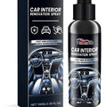 Car interior renovation spray aerosol can for dashboard and plastic trim refurbishment