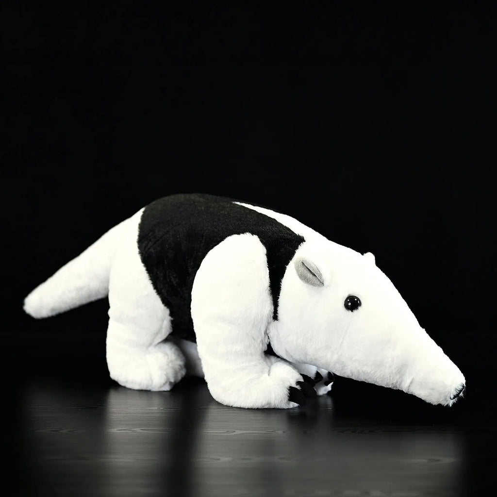 Simulation Tamandua tetradactyla anteater plush doll 50cm long brown and cream soft toy