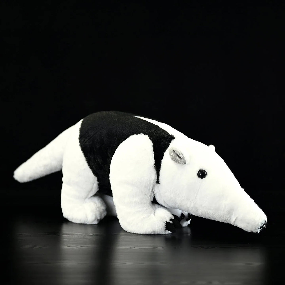 Simulation Tamandua tetradactyla anteater plush doll 50cm long brown and cream soft toy