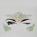 Assorted adhesive rhinestone gem temporary tattoo stickers for face and body decoration