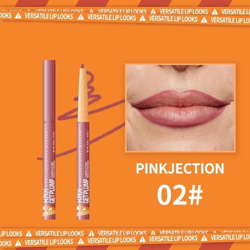 12 colour rotation lip liner set in shades from DUCKING CLEAR to DOUBLE DOSE with 3.5g each