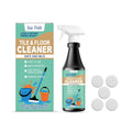 237ml lemon floor cleaner spray bottle with separate cleaning tablets for hard floors