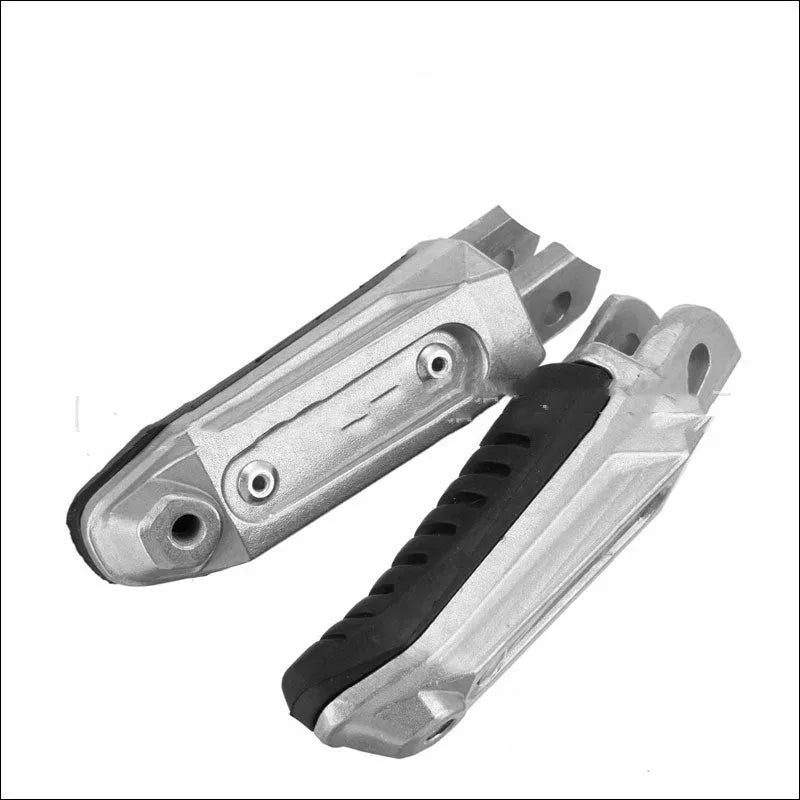 Black aluminium alloy motorcycle foot pegs set for Suzuki Hayabusa and V-Strom models