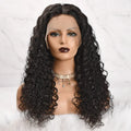 13x4 front lace water wave wig in natural colour, 10-30 inches, soft and smooth, hot dyeable