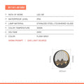 Waterproof outdoor wall landscape lamp B1141 series installed on exterior wall with integrated light source