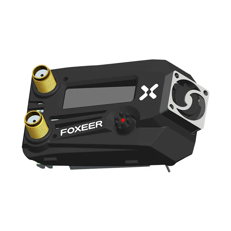 Black Wildfire FPV dual receiver goggles for Fatshark and Flying Shark compatible drones.