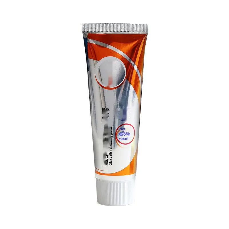 White 65ml car windshield cleaning paste bottle for descaling and oil stain removal