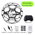Football hollow cup UAV plastic remote control education toy intelligent suspension black colour
